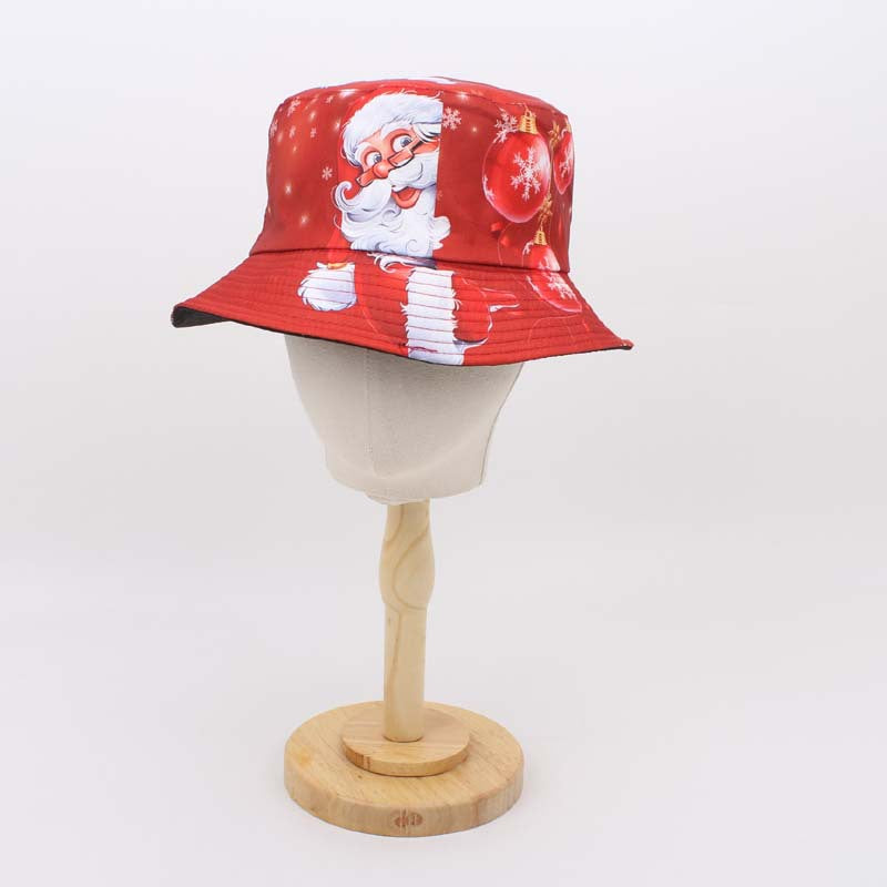 Wholesale Christmas Elements Double-sided Bucket Hat ACC-HT-Wenh001
