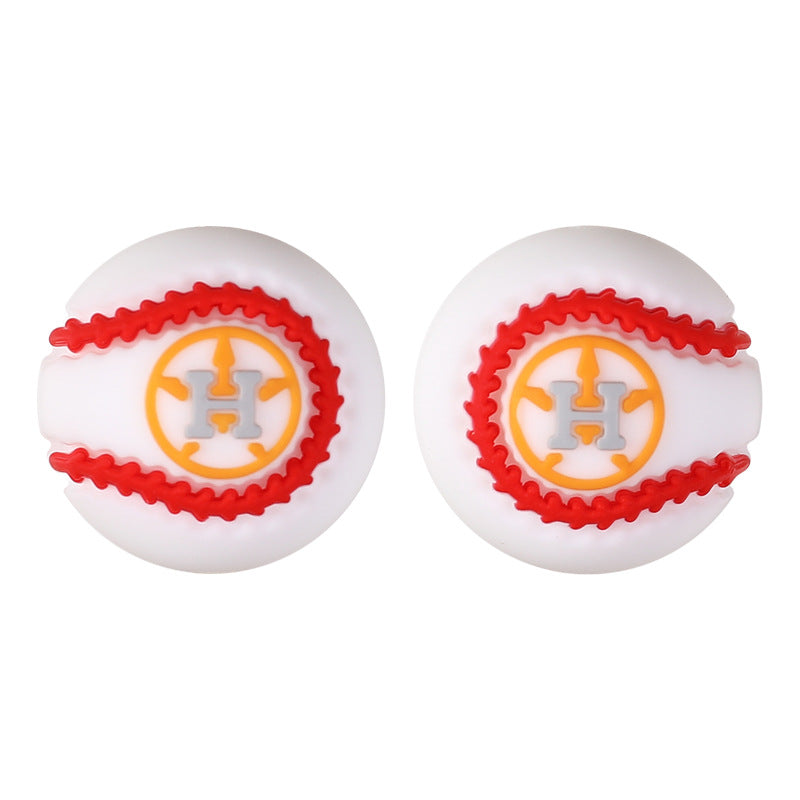 Wholesale 20pcs Baseball Football Focal Beads DIY Bead Accessories ACC-BDS-RongFa056