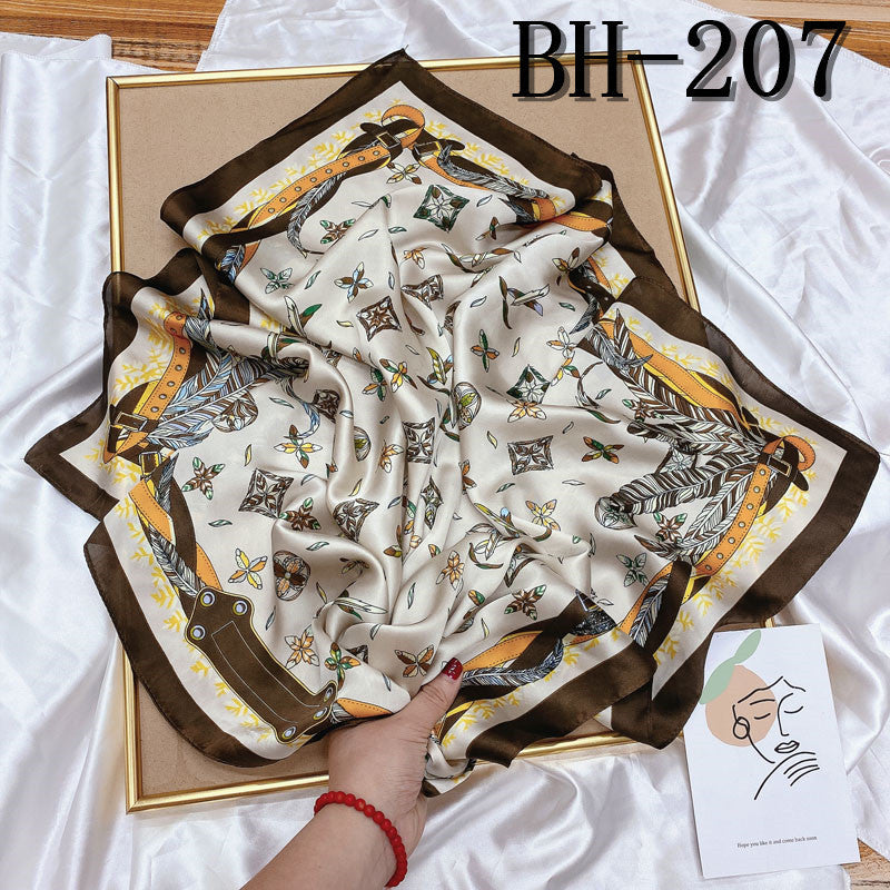 Wholesale Hangzhou Silk Spring Autumn f Women' s Shawl f 70cm Square f Gift Silk