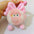 Wholesale cute little tennis ball rex rabbit fur keychain
