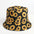 Wholesale  personalized painted printed fisherman hat color tiger head double-sided sunshade hat tide