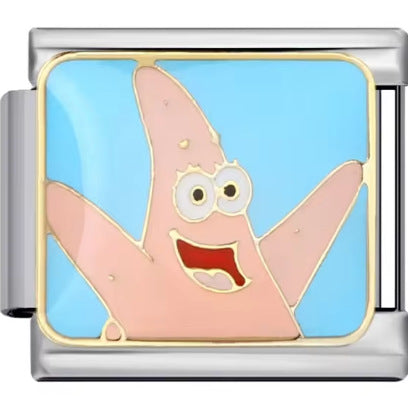 Wholesale 10pcs Italian Charm Bracelet 9mm DIY Splicing Removable Cartoon Animal Stainless Steel Composable Bracelet