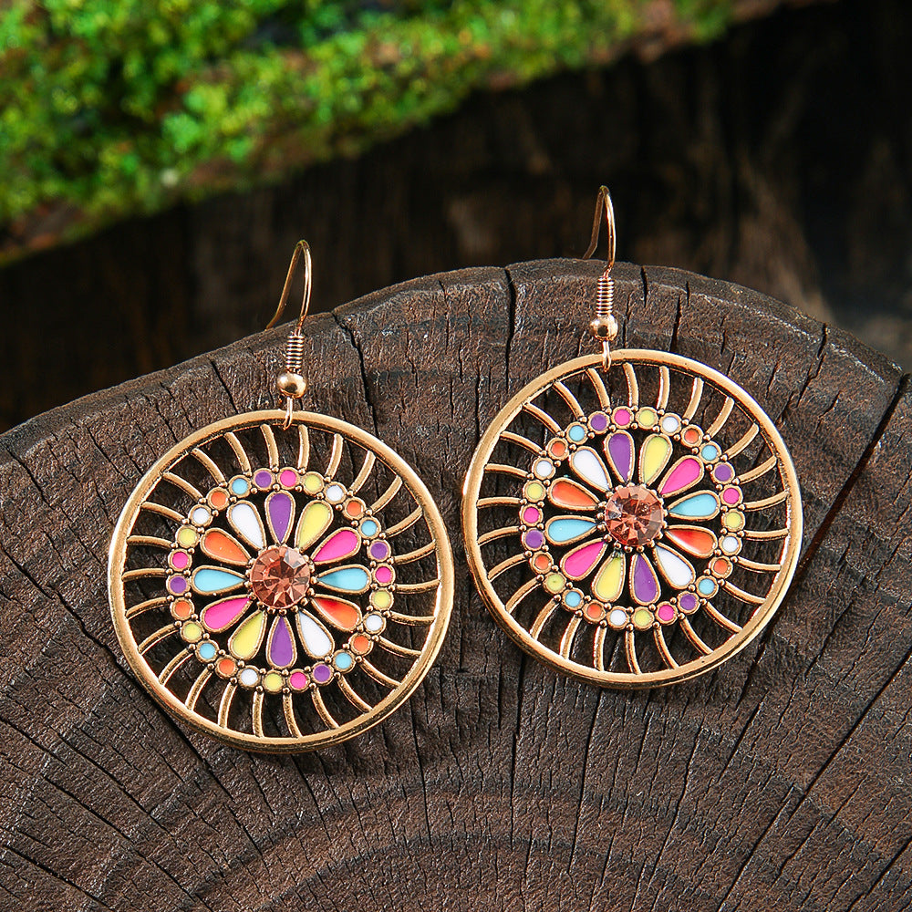 Wholesale Bohemian Tassel Earrings Handmade Zinc Alloy Retro Party Gift