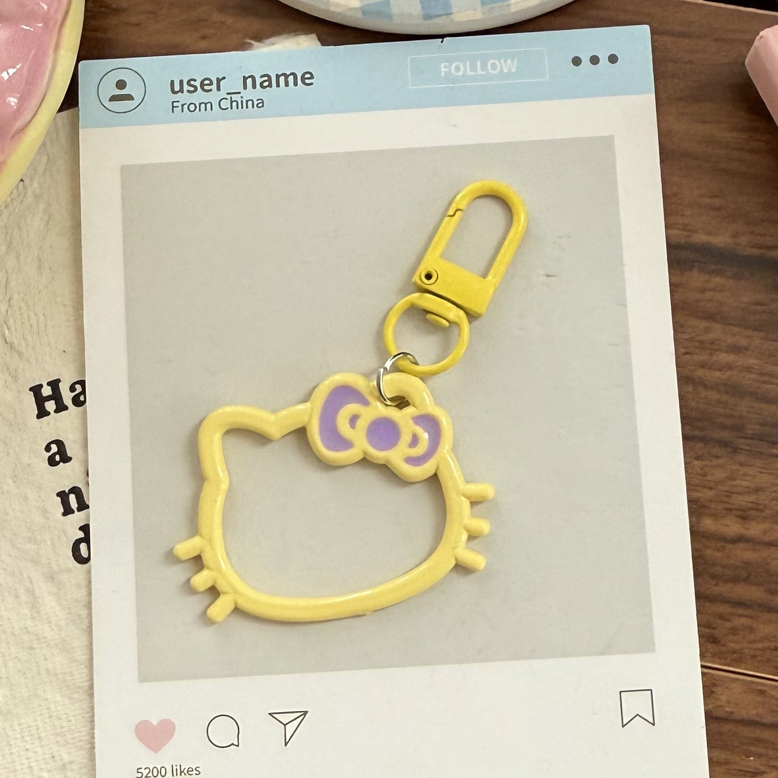 Wholesale Cartoon Cat Keychain - Trendy Bag Charm for School,  Gift for Couples &  Besties,  Boutique Resale Accessory