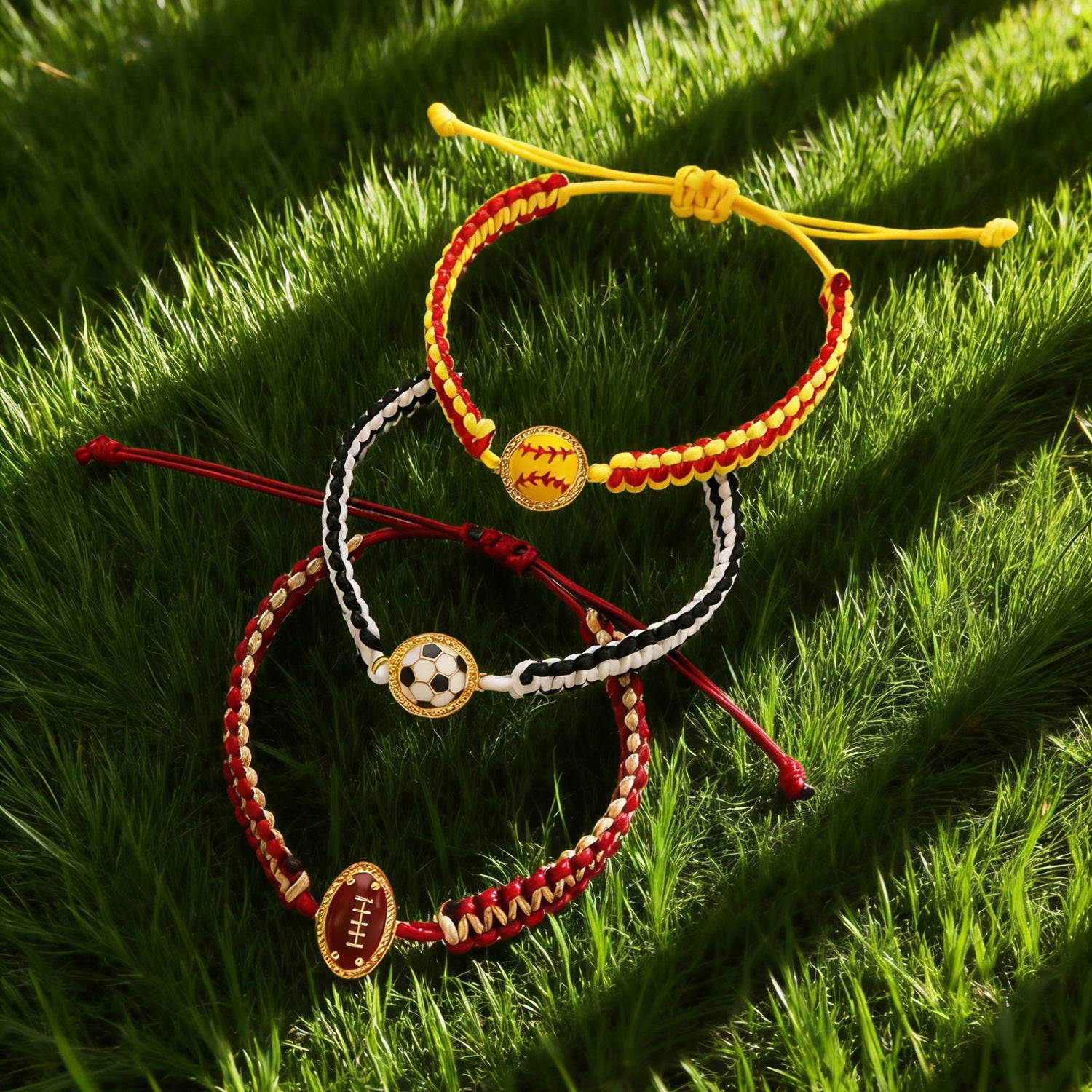 Wholesale Hand-woven ball sports bracelet