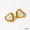 Wholesale  Heart-Shaped Pearl Earrings Vintage Style Stainless Steel Earrings