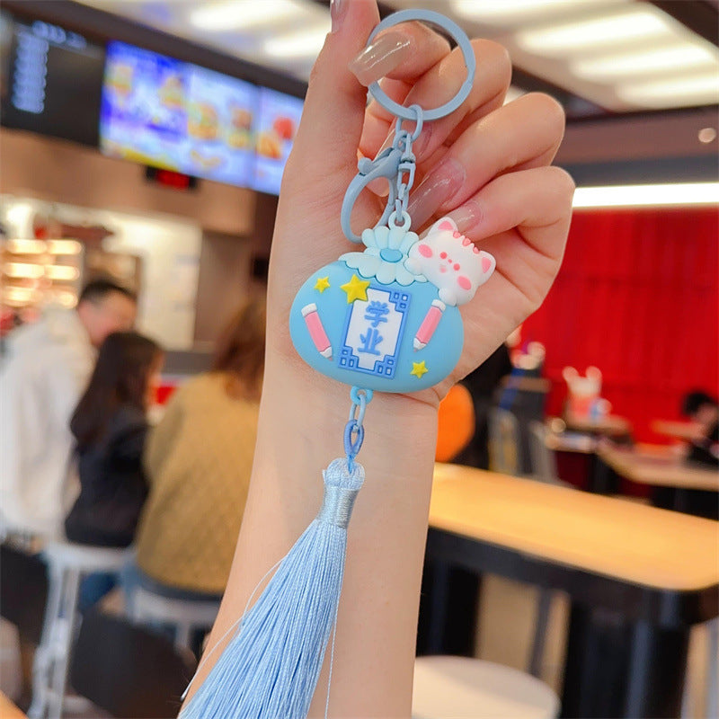 Wholesale Cartoon cute silicone keychain