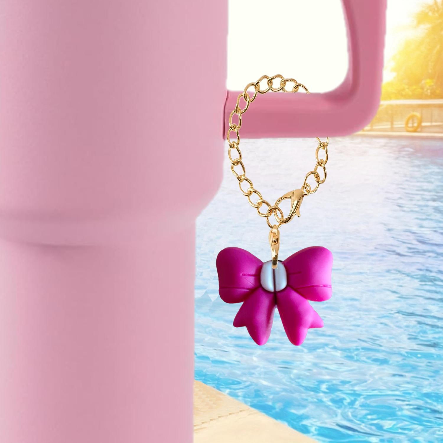 Wholesale Bow Crown Soft Rubber Hanging Chain Cup Accessories Chain ACC-CA-XieJi001