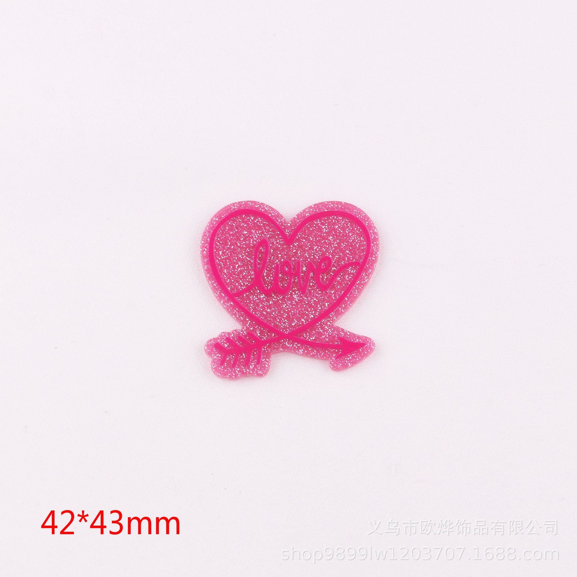 Wholesale 10pcs DIY Flatback Cartoon Acrylic Flatback Badge Reels Retractable Keychain DIY Accessories ACC-FK-OuYe008