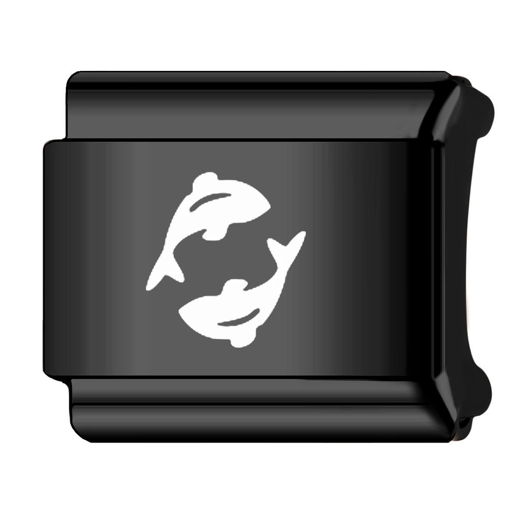 Wholesale Italian Charm Bracelet 9mm DIY Splicing Zodiac Series Stainless Steel Composable Bracelet