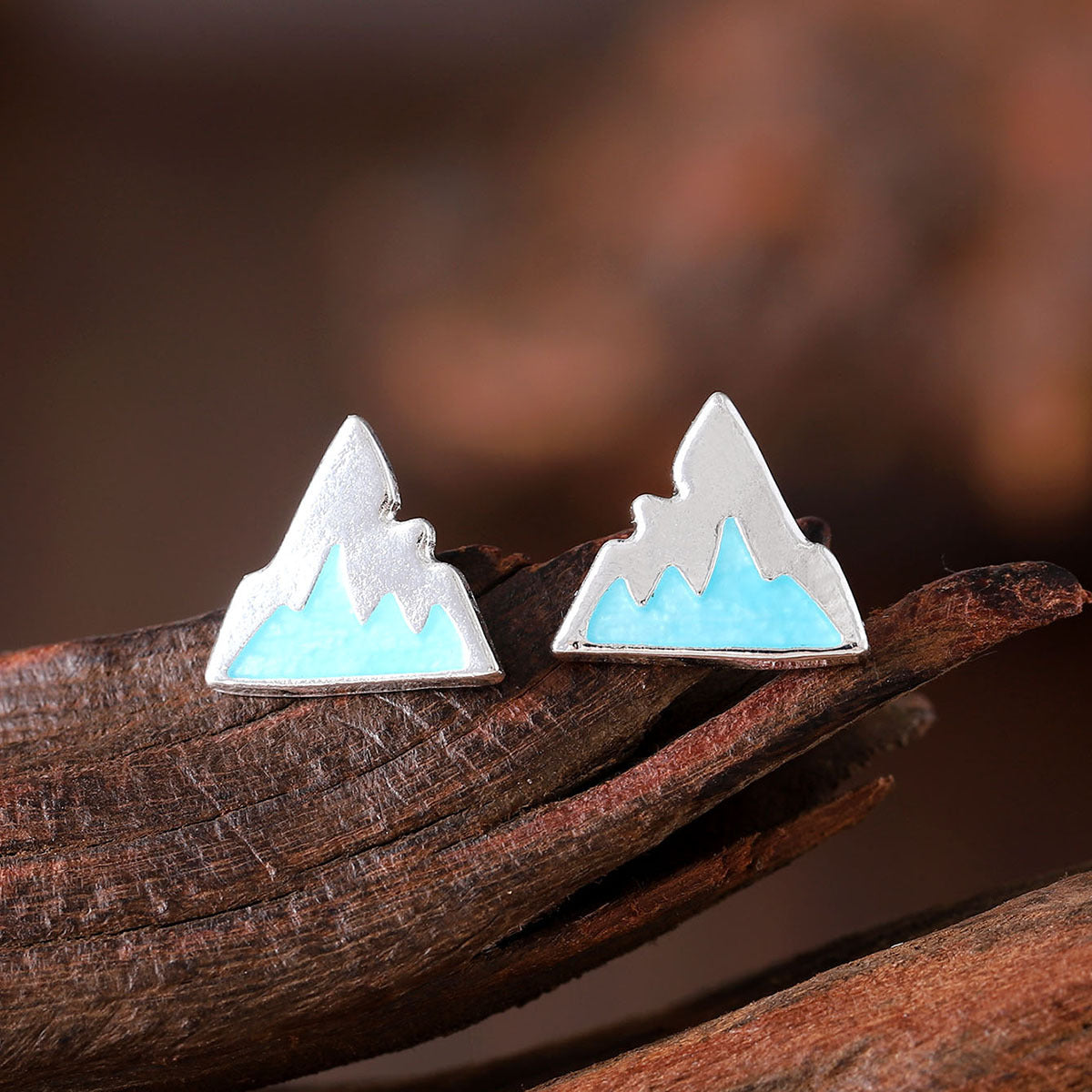 Wholesale blue iceberg earrings