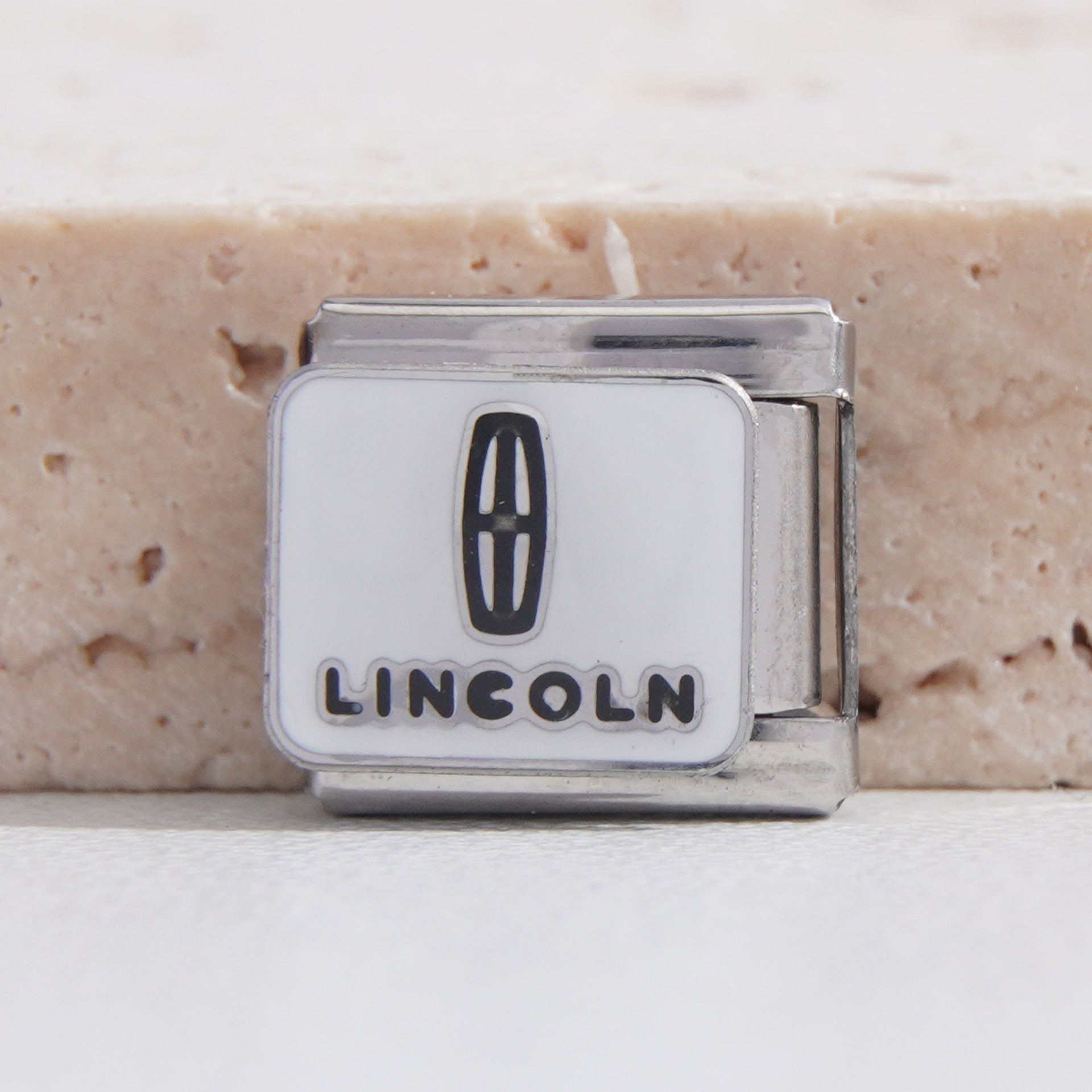 Wholesale Italian Charm Bracelet 9mm DIY Splicing Fashion Car Logo Stainless Steel Composable Bracelet