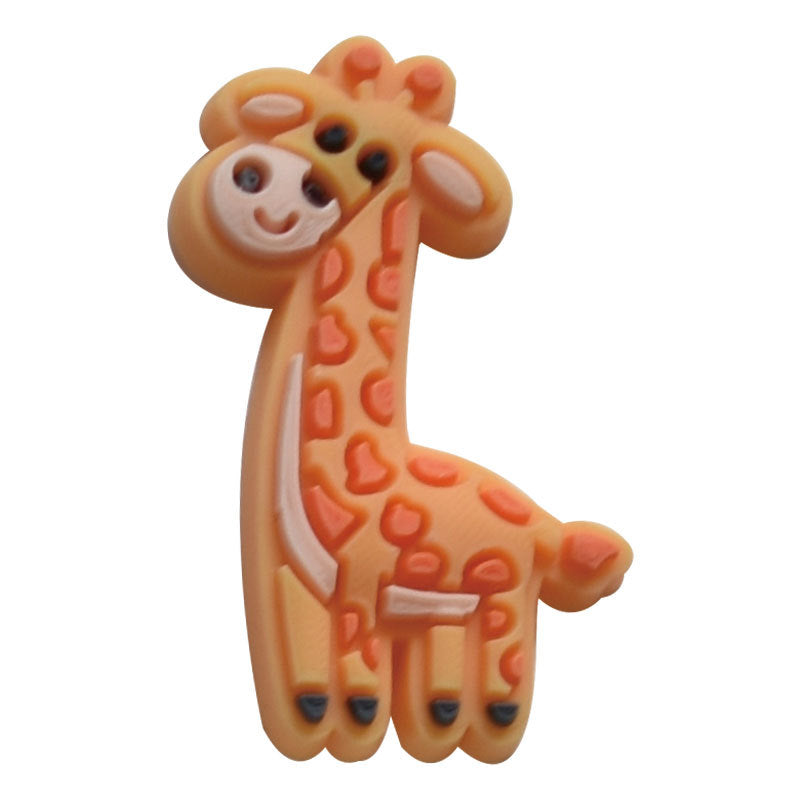 Wholesale Random 100pcs Cartoon Jungle Animals Shoes Charms ACC-SC-RYY044