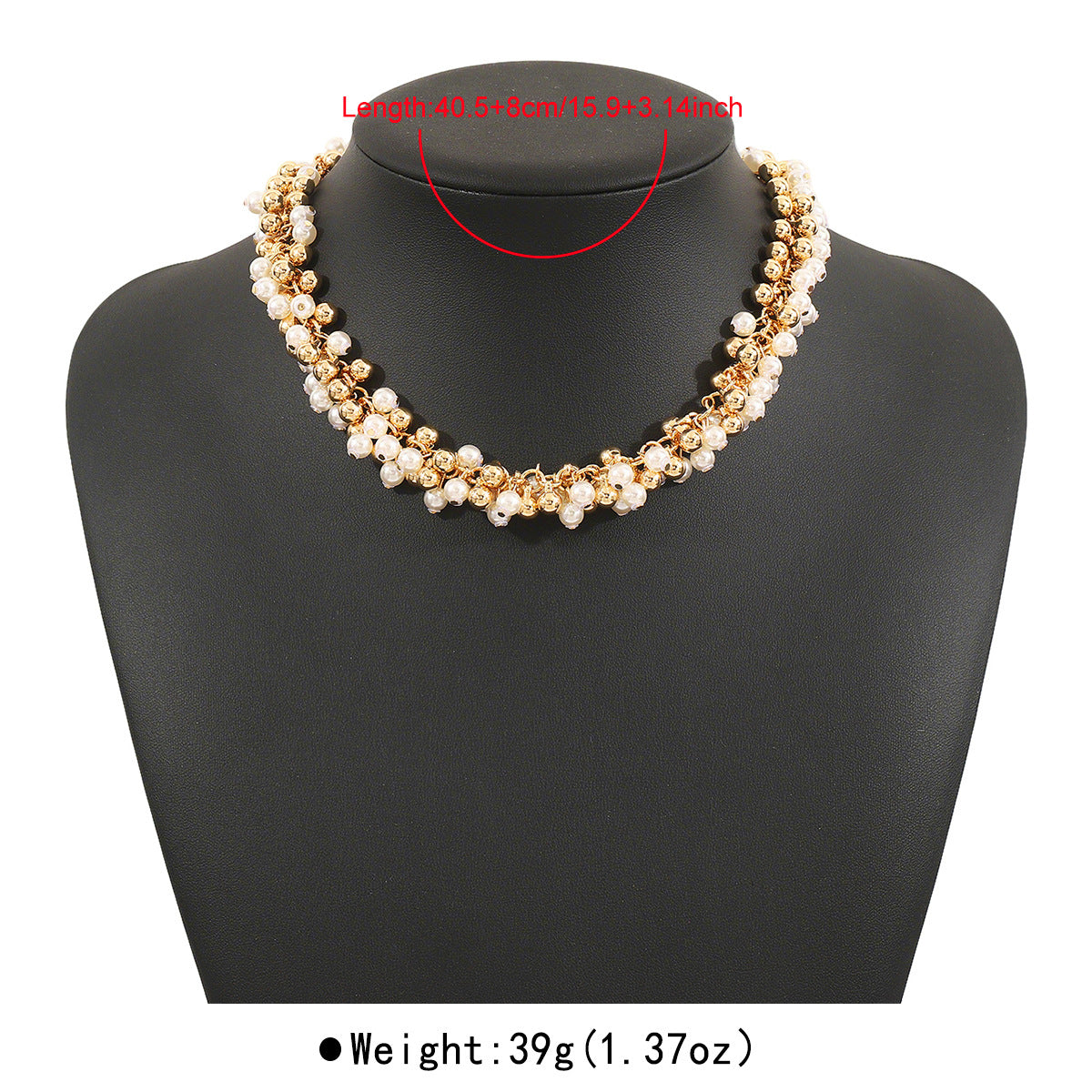 Wholesale pearl necklace temperament round bead clavicle necklace