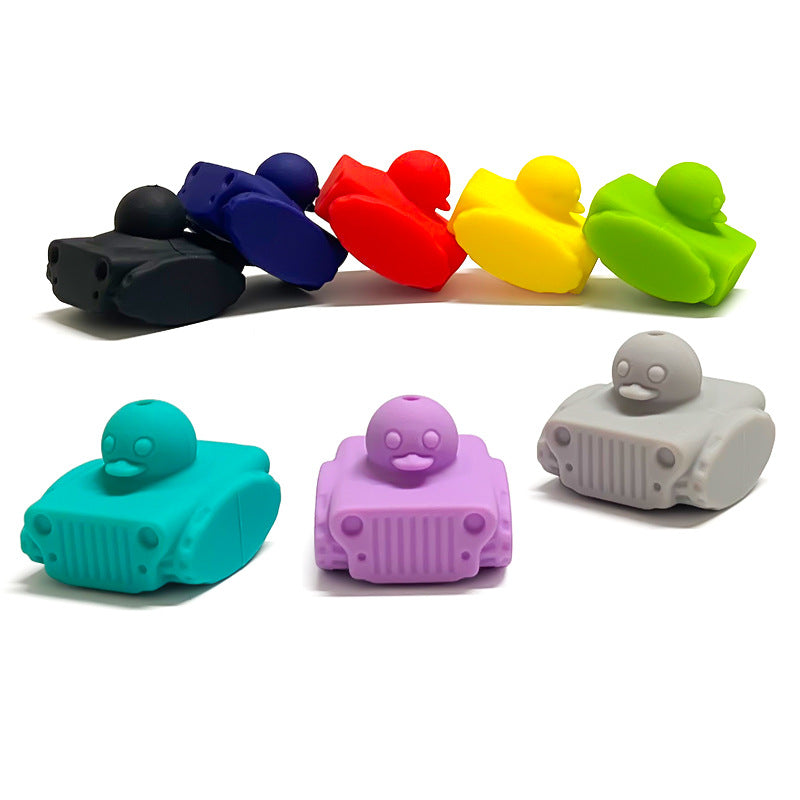 Wholesale 10pcs Silicone Cartoon Focal Beads ACC-BDS-WDX229