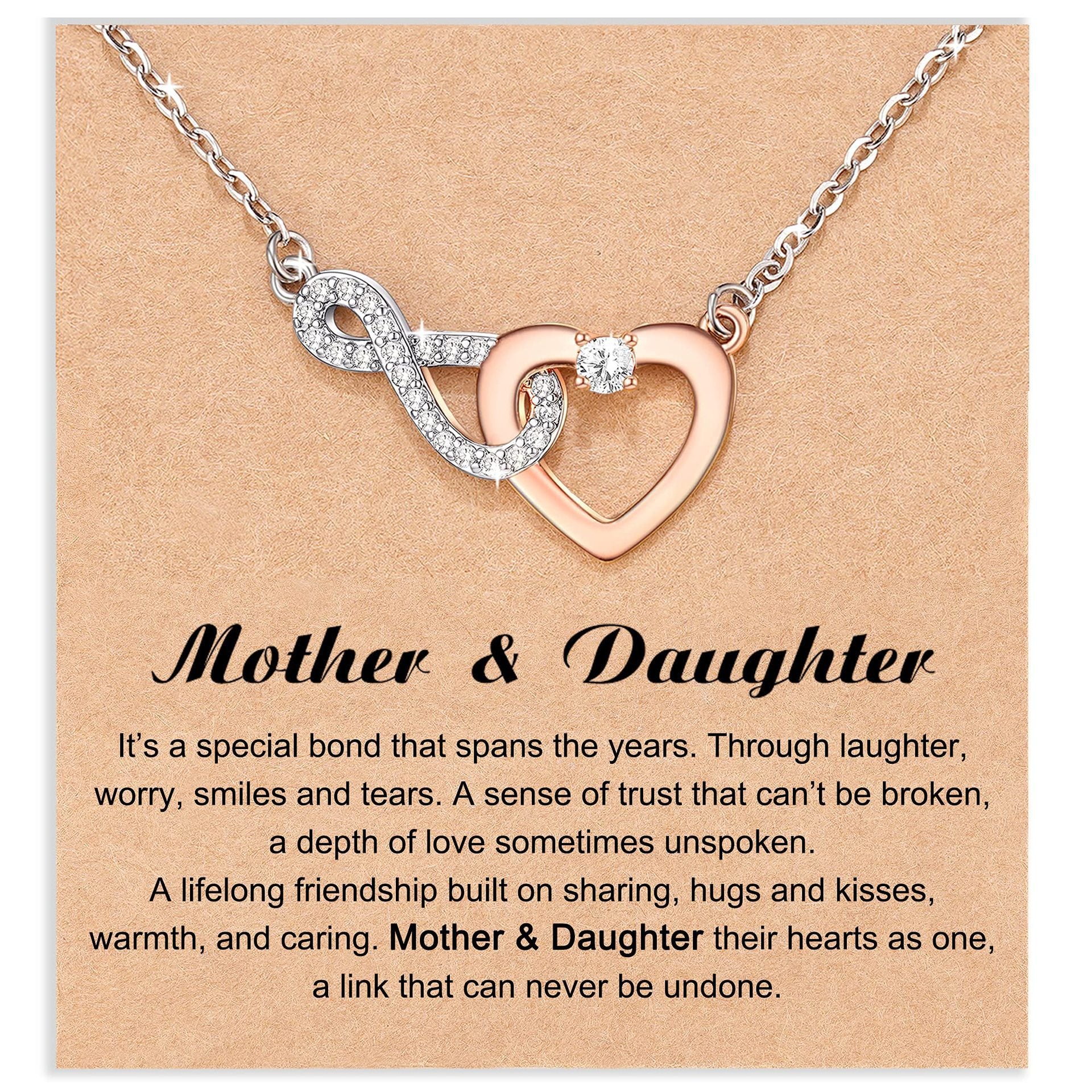 Wholesale Rose gold love necklace lovers eternal clavicle chain