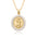 Wholesale  fashion  religious copper micro inlaid zircon pendant  necklace