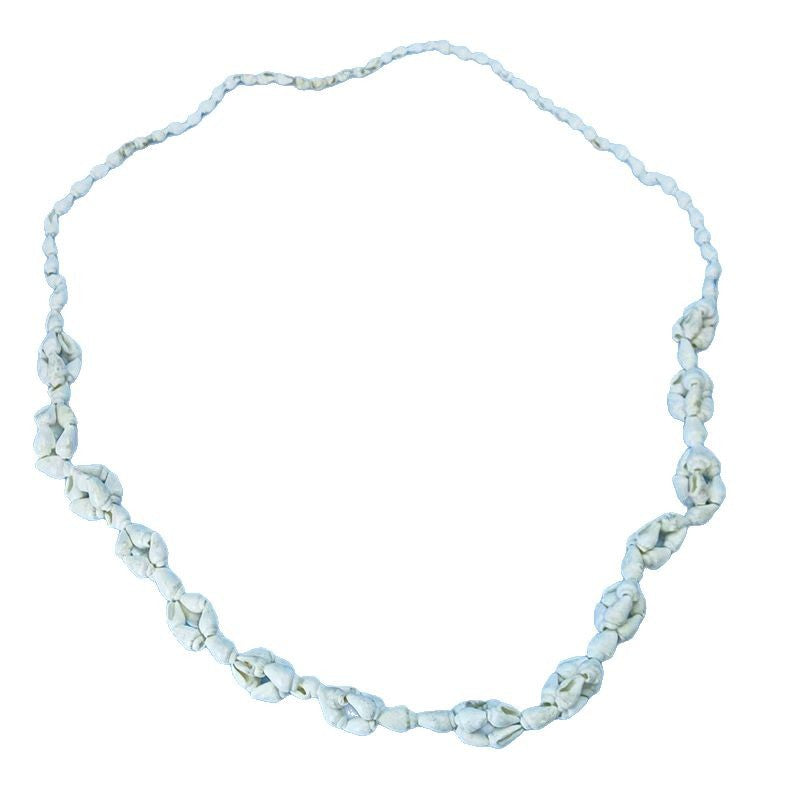 Wholesale Women's long natural shell snail beaded necklace