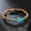 Wholesale  coconut shell wood slice turquoise Cross Bracelet