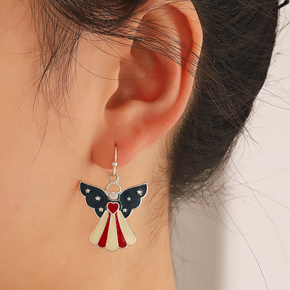 Wholesale American Independence Day Series Earrings