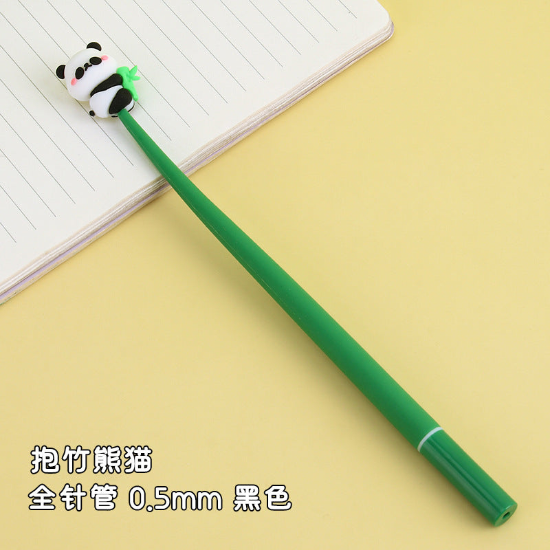 Wholesale Cartoon Giant Panda Soft Glue Gel Pen Ballpoint Pen