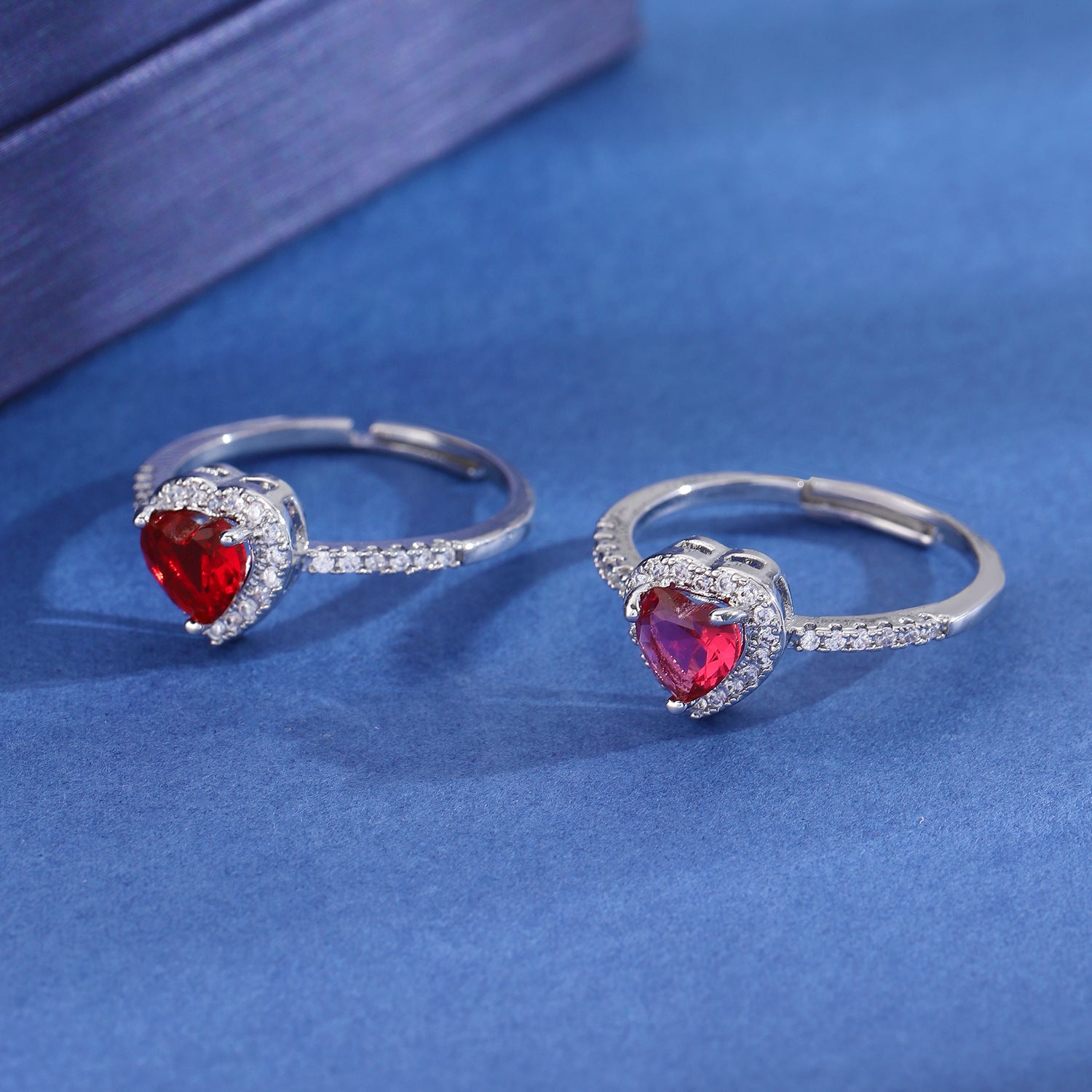 Wholesale color love zircon diamond ring