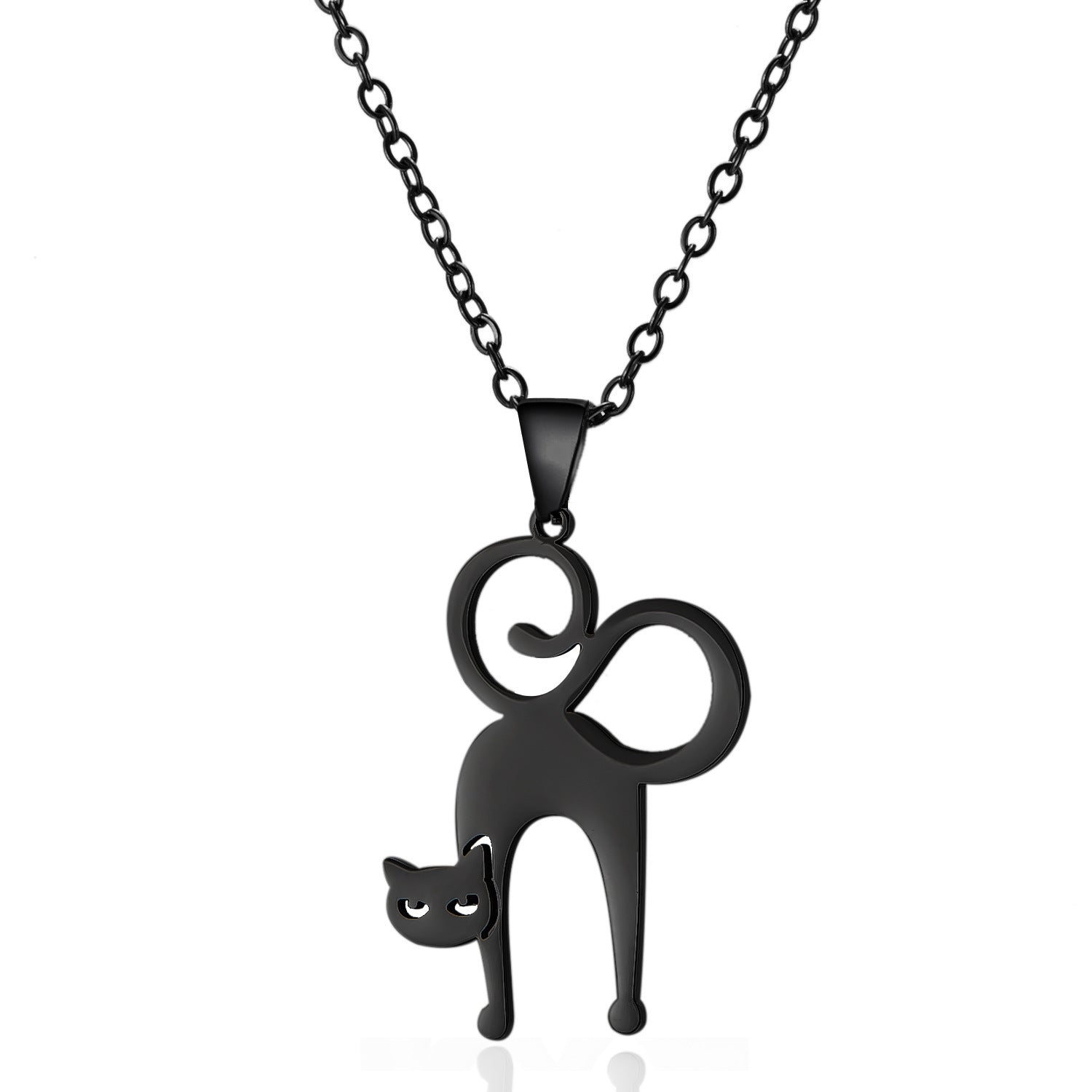 Wholesale Stainless Steel  Ghost Necklace Pumpkin  Pendant Trendy Jewelry Accessory