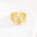 Wholesale letter series gold-plated jewelry strap design letter opening ring