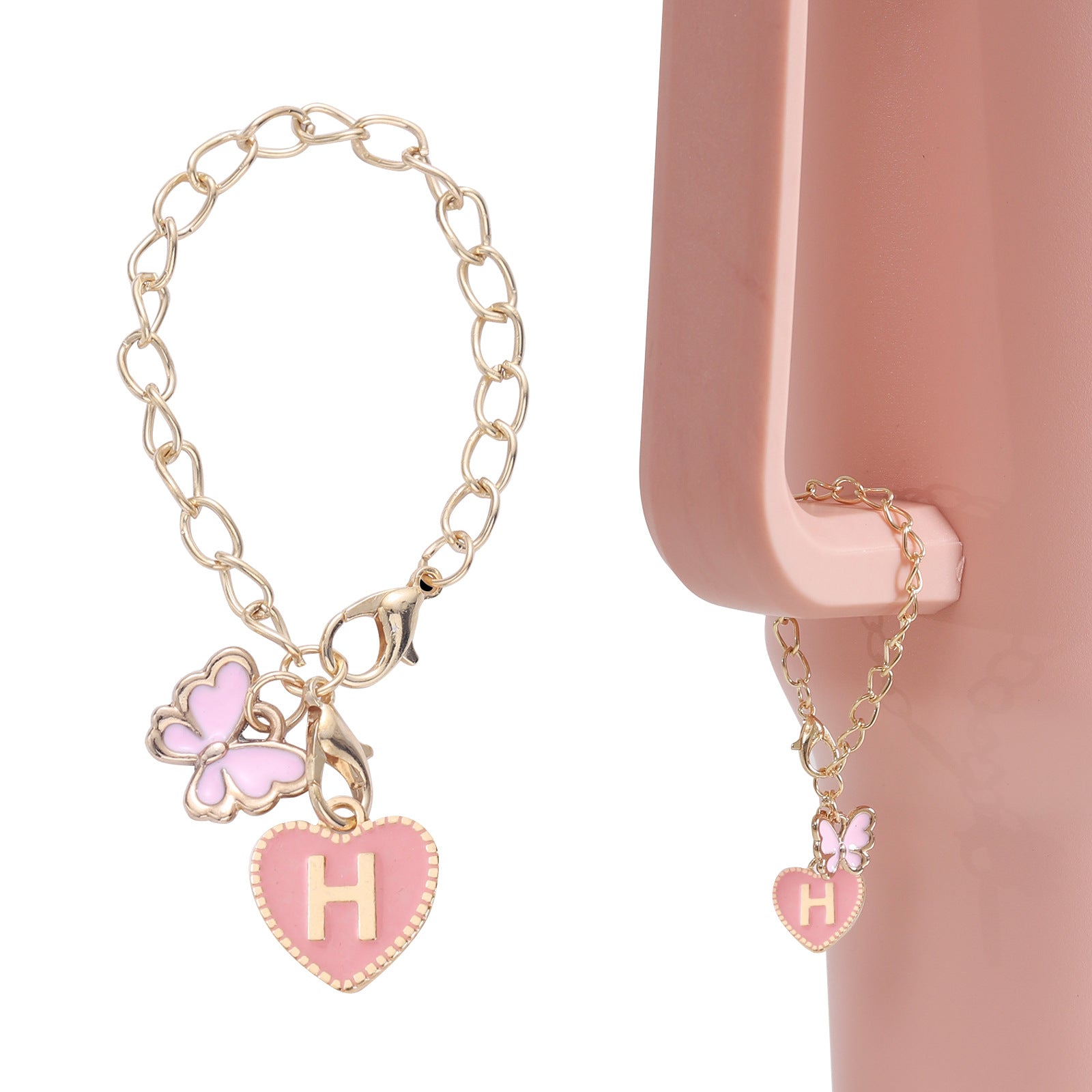 Wholesale 26 English Letter Butterfly Brand Oil Drip Cup Accessories ACC-CA-Hans003