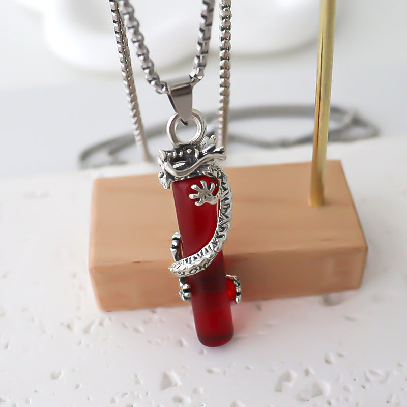 Wholesale  alloy pendant dragon necklace