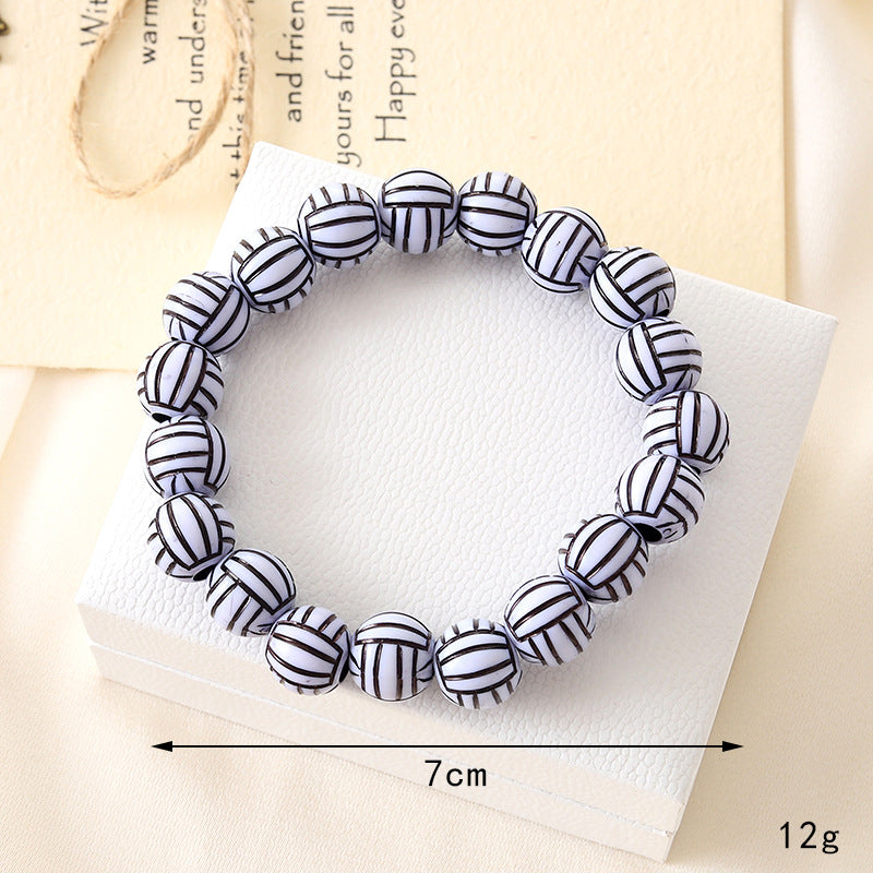 Wholesale Acrylic Ball Beaded Bracelets ACC-BT-YiL003