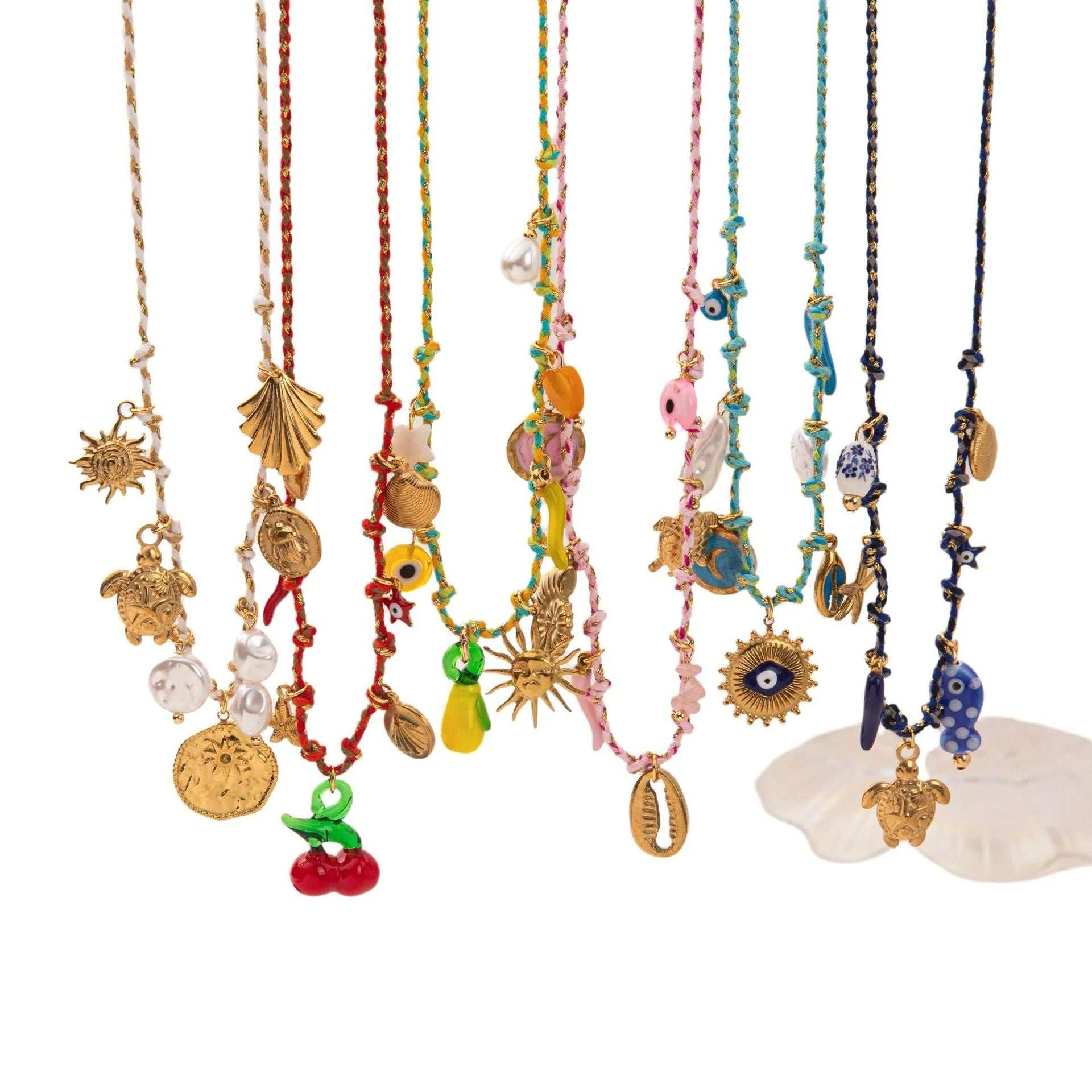 Wholesale Marine elements Stainless steel starfish tropical fish marine life pendant