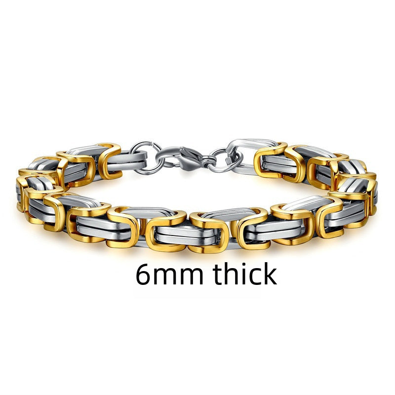 Wholesale  Stainless Steel  Gold Bracelet