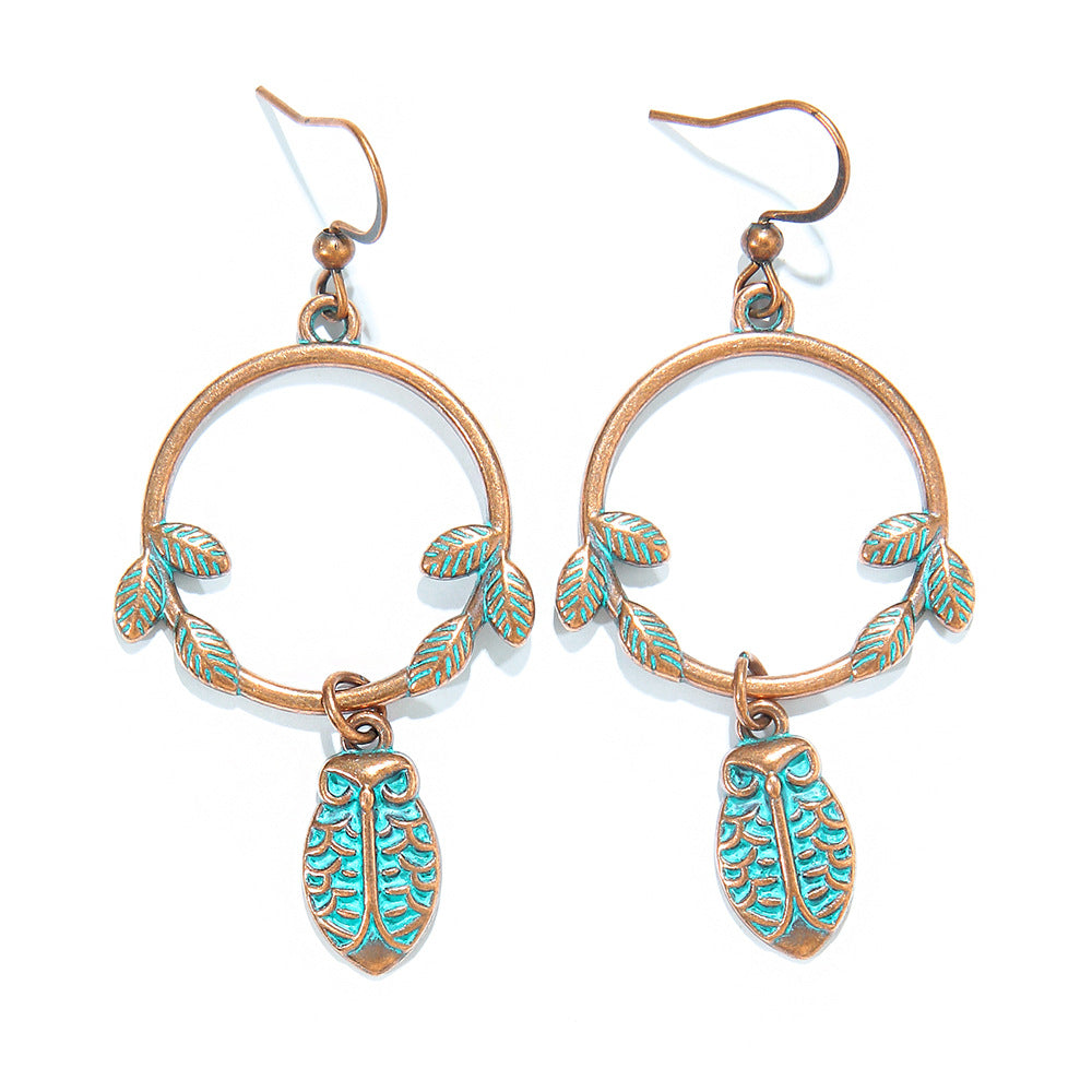 Wholesale Bohemian Tribal Ethnic Style Earrings for Holiday Travel Fashion Accessory