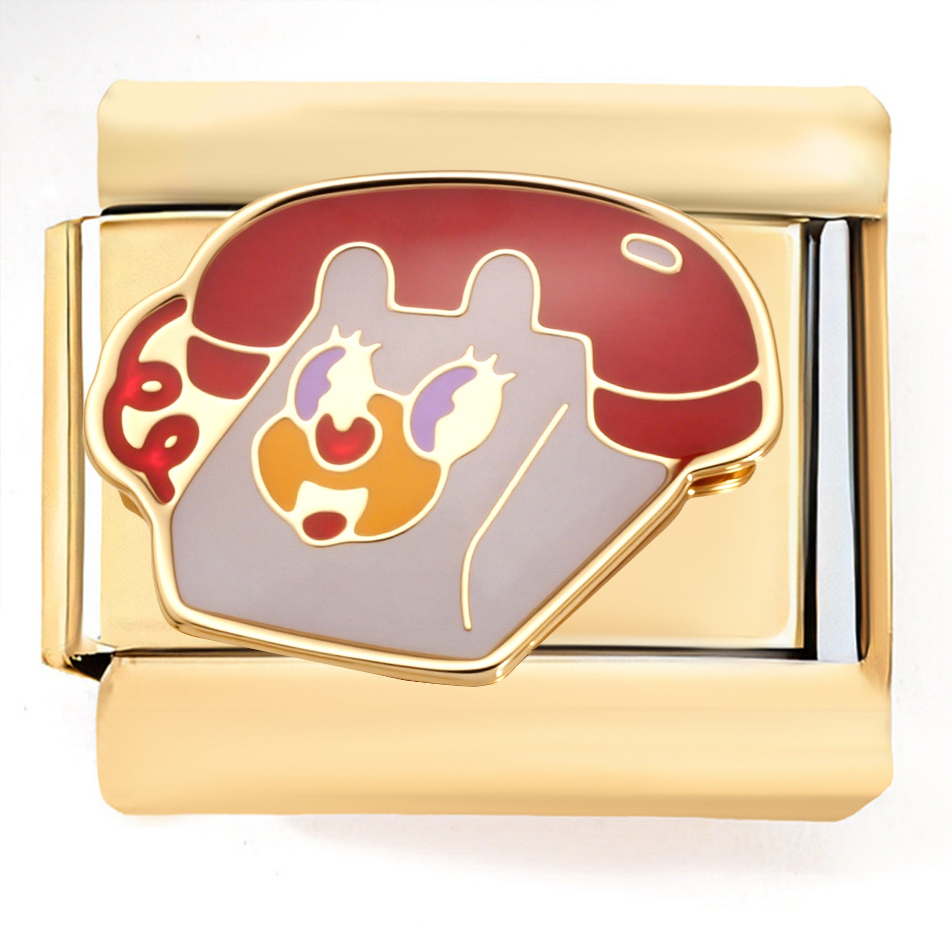 Wholesale Italian Charm Bracelet 9mm DIY Gold-Plated Navigation  Creative Stainless Steel Composable Bracelet