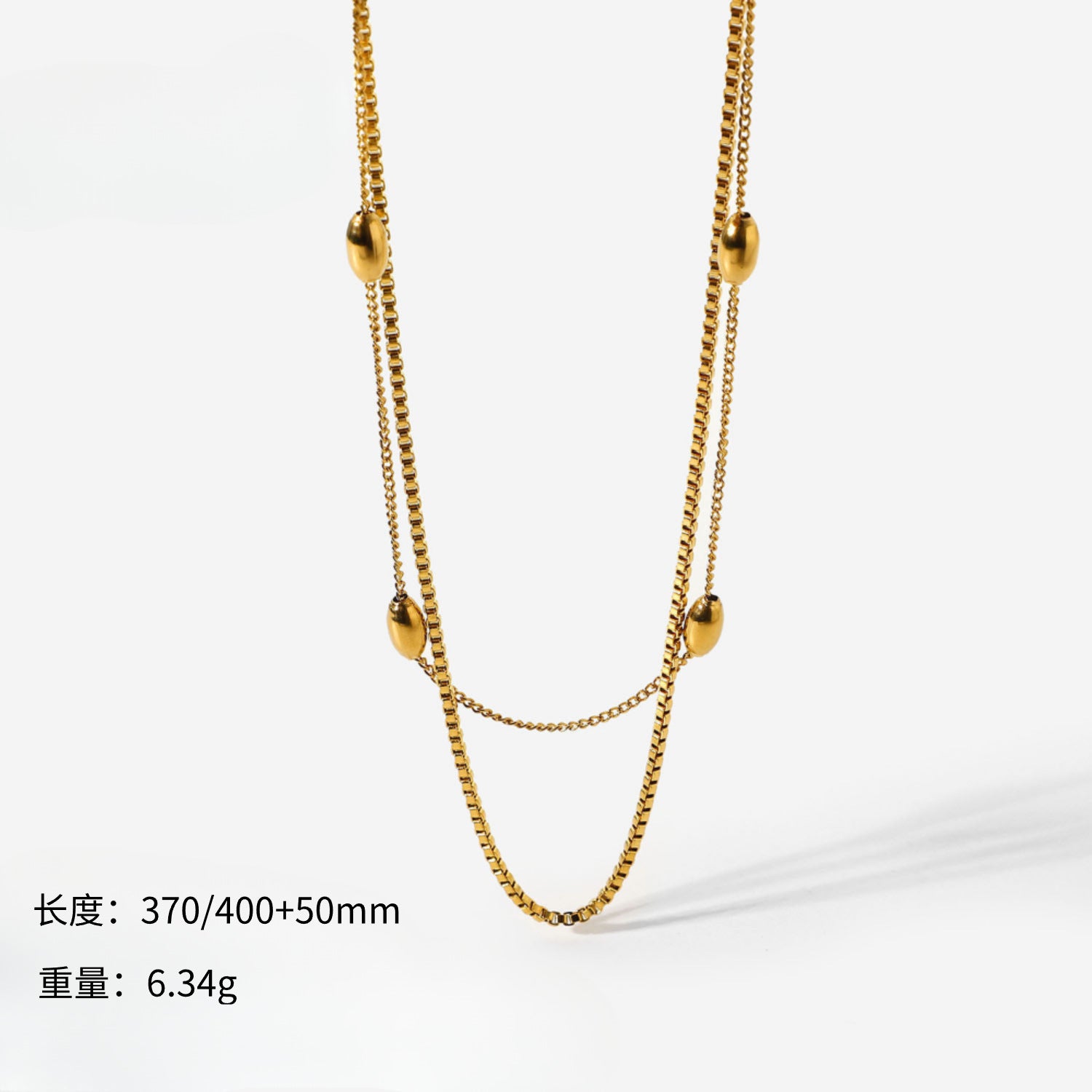 Wholesale Titanium Steel Necklace High-grade Gold Plated Necklace ACC-NE-ZhenYou001