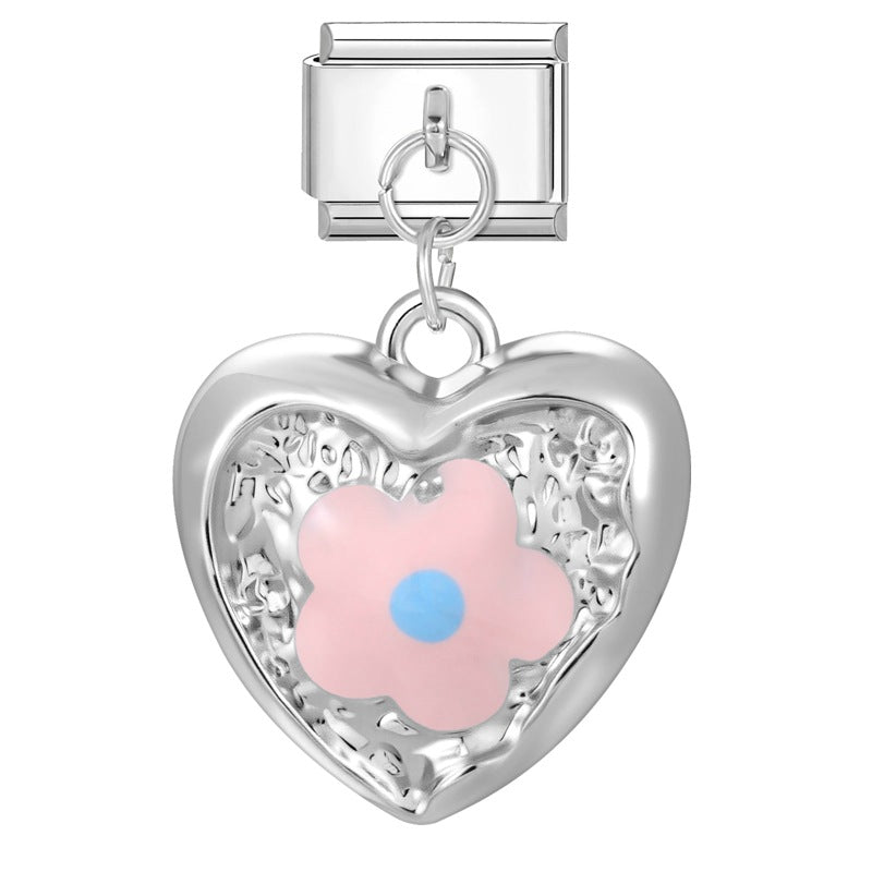 Wholesale  Italian Charm Bracelet 9mm DIY Creative Exquisite  Stainless Steel Composable Bracelet