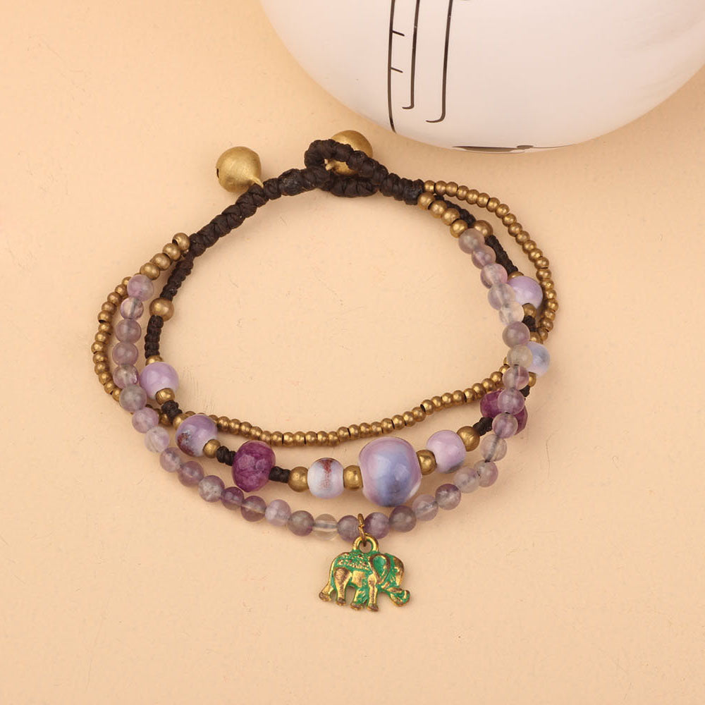 Wholesale Bohemian  Woven  Ethnic Style Hand Rope Bracelet