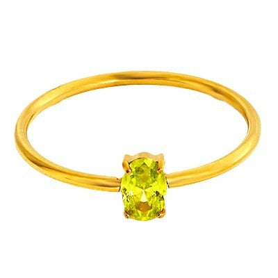 Wholesale 2PCS Titanium steel colored zircon ring