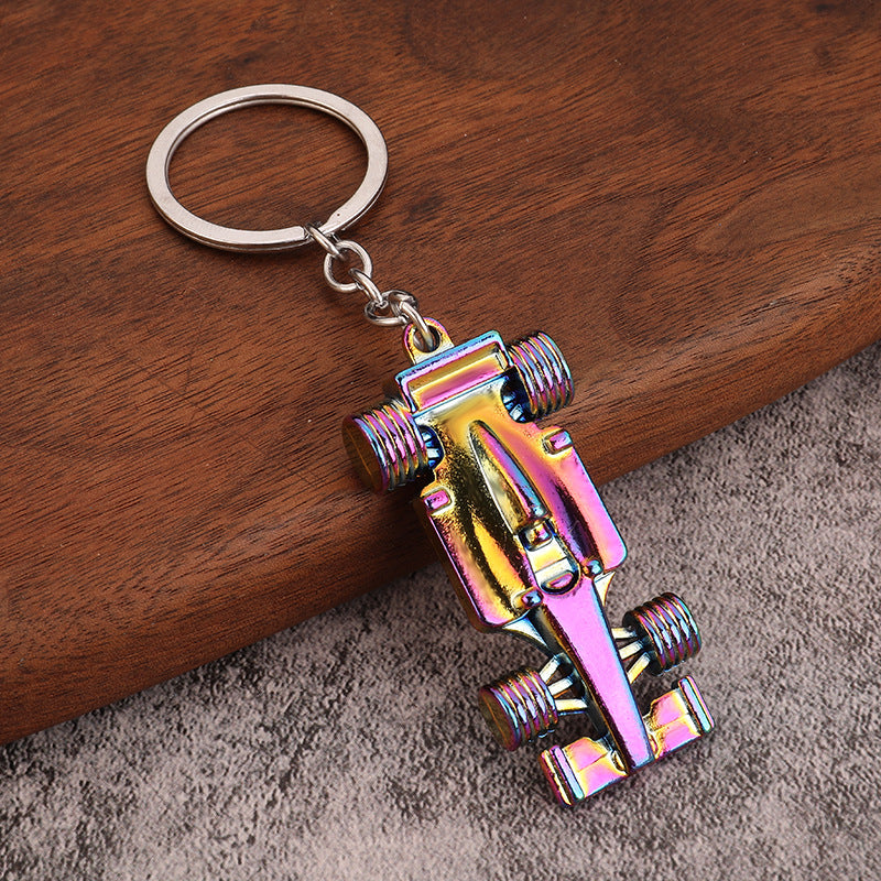 Wholesale  solid racing car Keychain