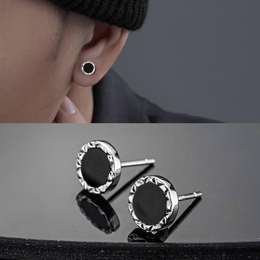 Wholesale men's hook detachable hip hop punk earrings