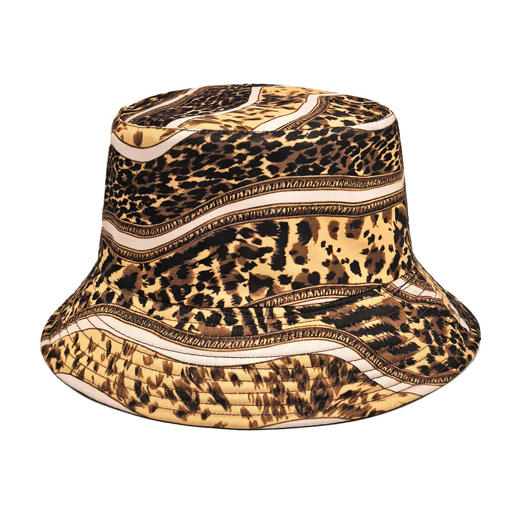Wholesale Leopard Print Fisherman Hat Bucket Hat