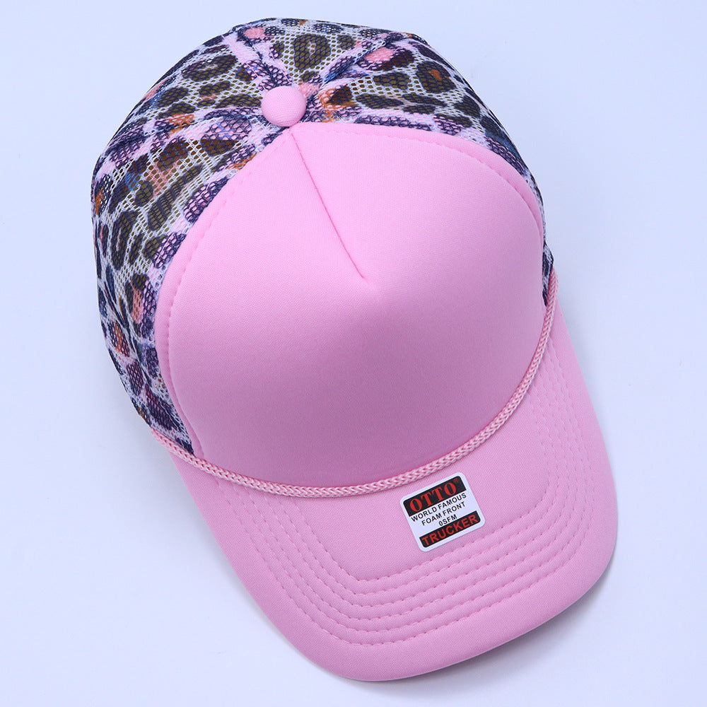 Wholesale  outdoor leisure sun hat leopard plaid baseball cap