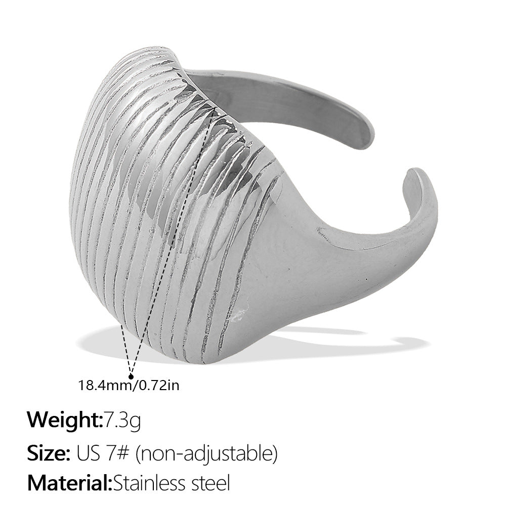 Wholesale  Lava Rings Ins Trendy Personality Minimalist High-End Versatile Niche Rings