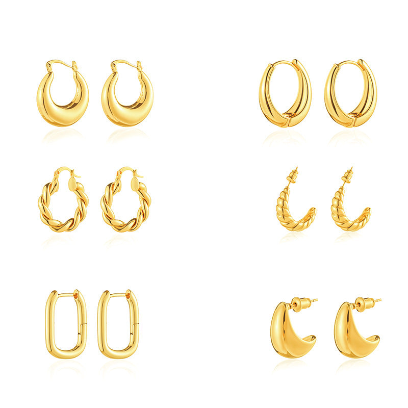 Wholesale explosions Valentine's Day  water metal drops twist earrings