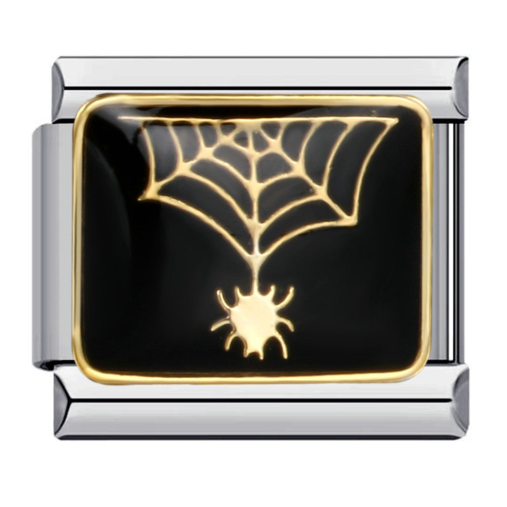 Wholesale   Module Bracelet Titanium Steel Welding Oil Dropping Dark Black Pattern