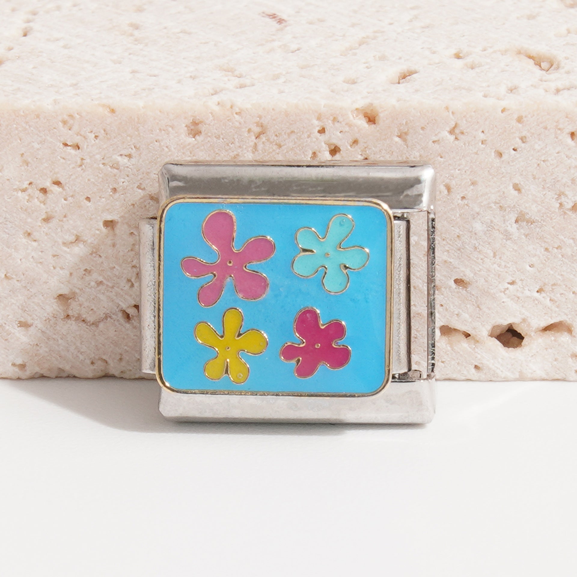 Wholesale Italian Charm Bracelet 9mm DIY Splicing Cute Creative Stainless Steel Composable Bracelet