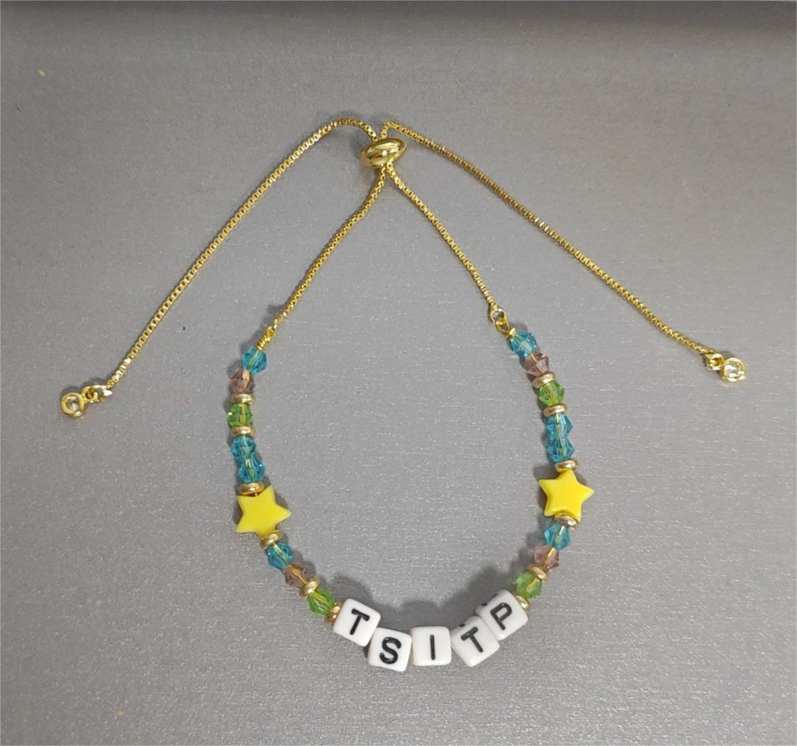 Wholesale Open School season Bracelet Pink Diamond beads love pendant hand-woven adjustable bracelet