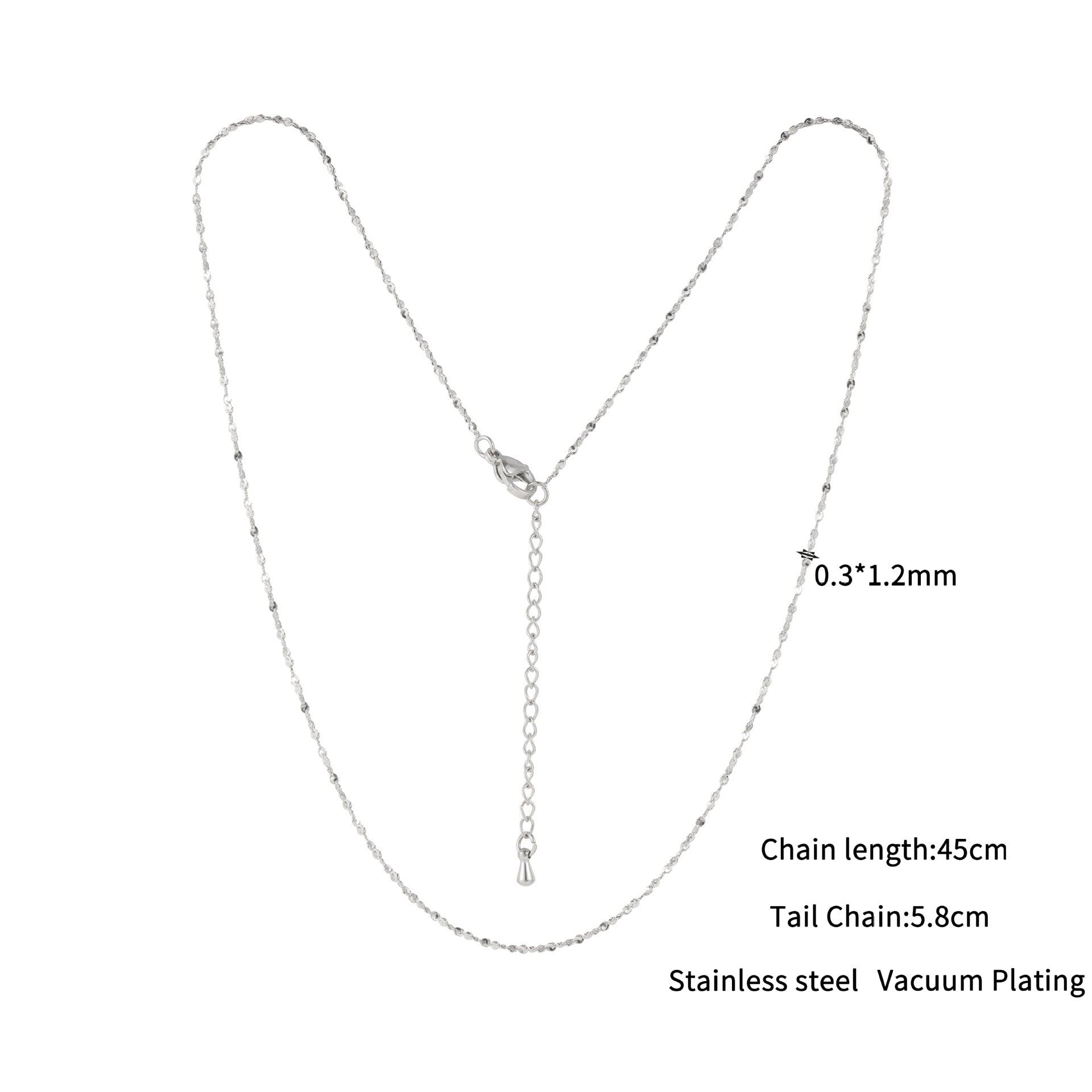 Wholesale Stainless Steel Electroplated Clavicle Chain,  Stylish Light Luxury Necklace for Everyday Wear