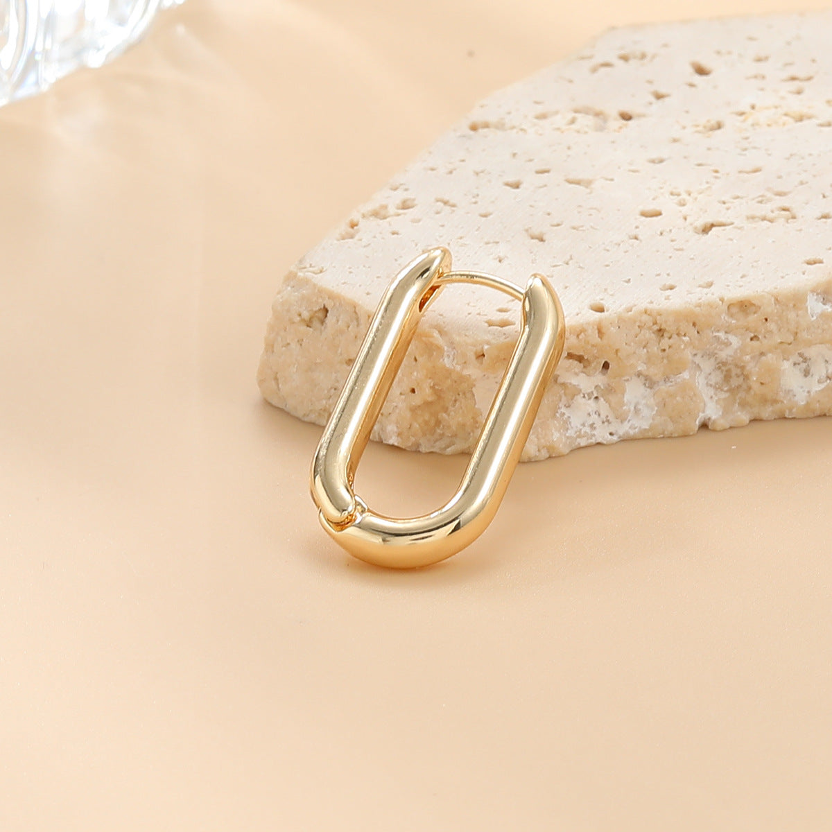 Wholesale oval geometric alloy earrings ACC-ES-JL013